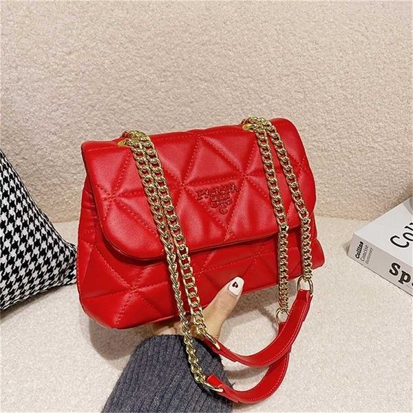 

designer bags 55% off sale trendy women chain one messenger diamond lattice women's large capacity