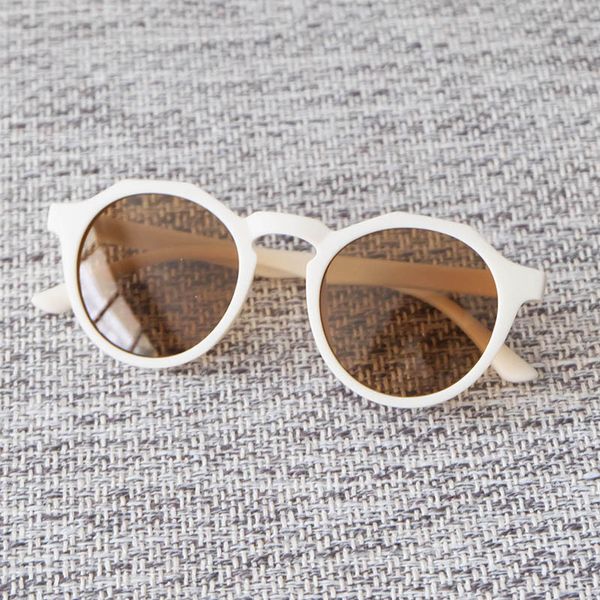 

fashion children factory eyewear kids size modern round eyes sunglasses, White;black
