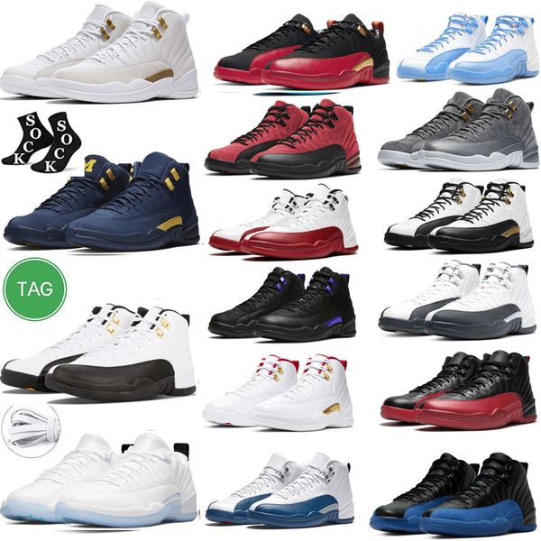 

twist sports basketball shoes jumpman 12 12s stealth flu game release french blue royal dark concord black taxi grind playoff royalty releas