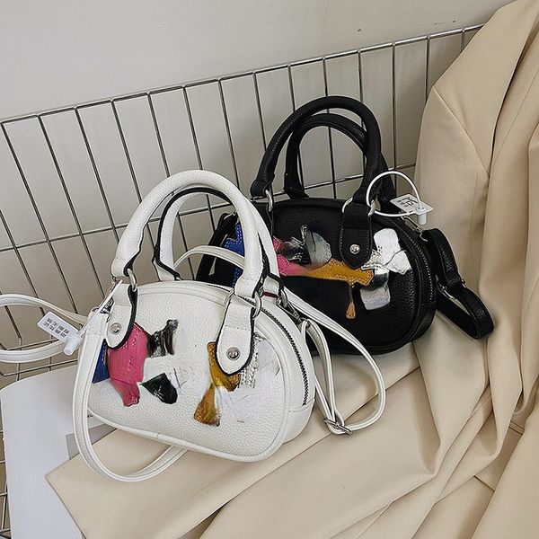 

new shell bag high-grade niche bowling bags shoulder crossbody all-matching handbag