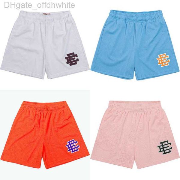 

men's fashion ee luxury shorts eric emanuel basic new york city skyline men women jog pants casual loose fitness short muscle sports pa, White;black