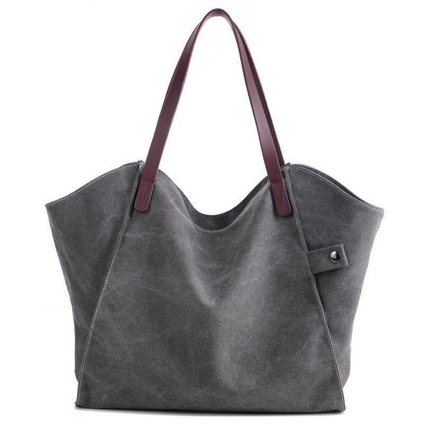 

large canvas thickened vintage casual capacity simple luxury cotton tote bags