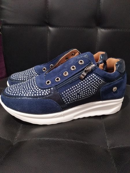 

dress shoes casual lace-up womens sneakers 22 230111, Black