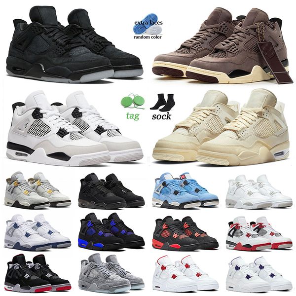 

jumpman 4s military blacks basketball shoes kaws a ma maniere violet ore sail black cat 4 trainers university blue fire red thunder white