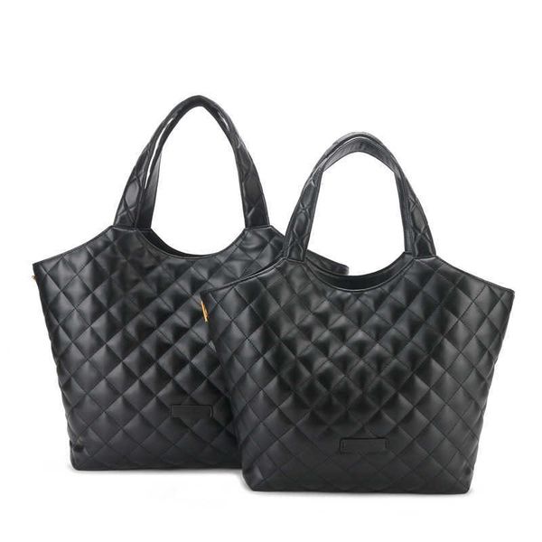 

rhombic lattice women's bag large capacity portable underarm bag big