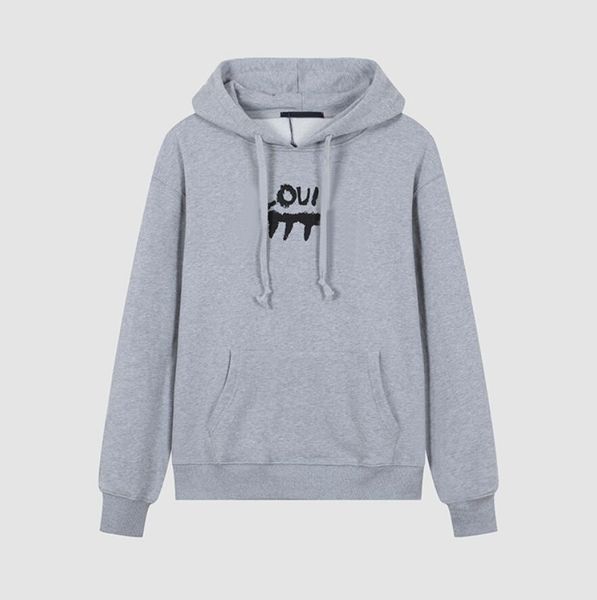 

spring designer hoodies for mens women hoody pullover sweatshirts with letters casual long sleeve letters print jumper men clothing, Black