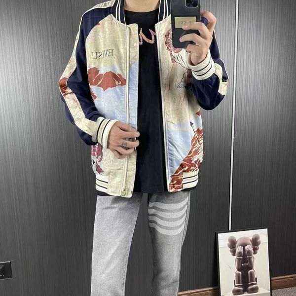 

retro men's jackets embroidery bomber men high street oversized baseball coat armband casual leather sleeve autumn t230110, Black;brown