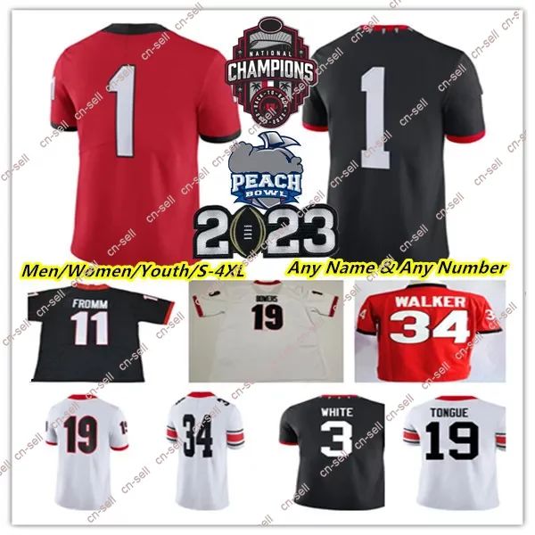 

2023 ncaa peach bowl college football jerseys stetson bennett iv kenny mcintosh daijun edwards brock bowers ladd mcconkey mondon jr. kendall, Black