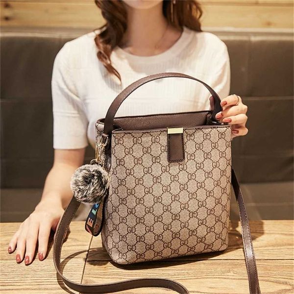 

70% off handbags outlet sale leather texture versatile one messenger fashion printing