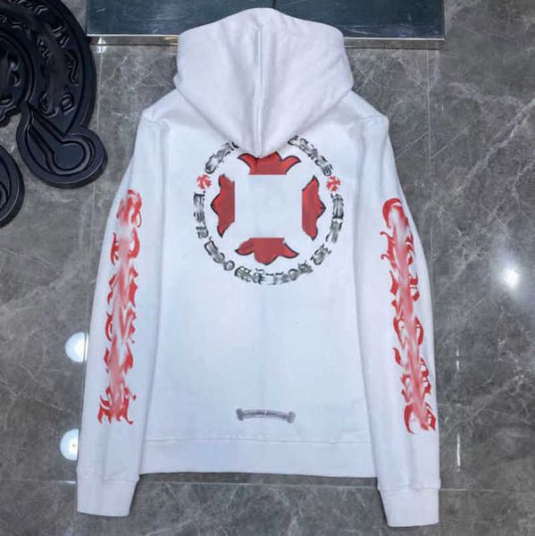 

men's luxury fashion sweatshirts jackets ch hoodies men women designer boy sanskrit print sweater zipper hooded cross pullover hoodie c, Black;brown