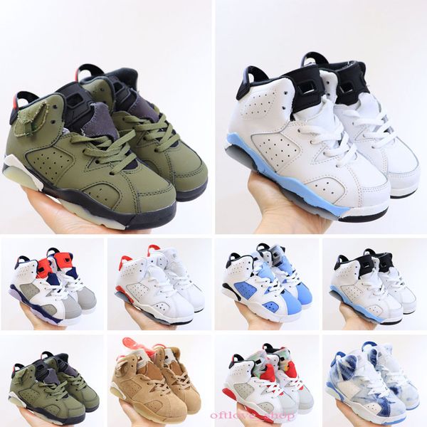 

2021 children basketball shoes boys girls kids sneakers youth gift sports, Black