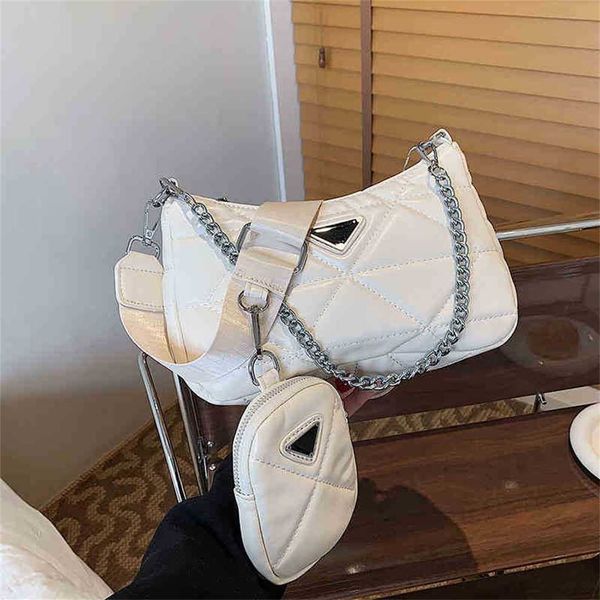 

designer bags 55% off sale solid color triangle sewing trend child mother simple single messenger chain women's