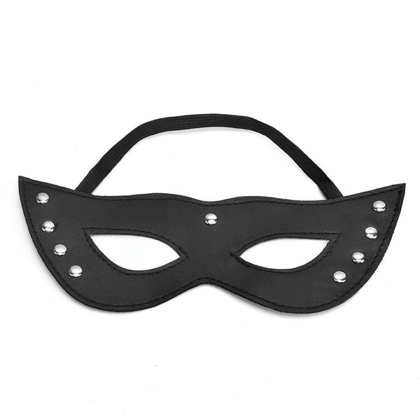 

diy tanks erotic eye mask men and women with mysterious leather mask nightclub mask couple flirting match toys ca, Black