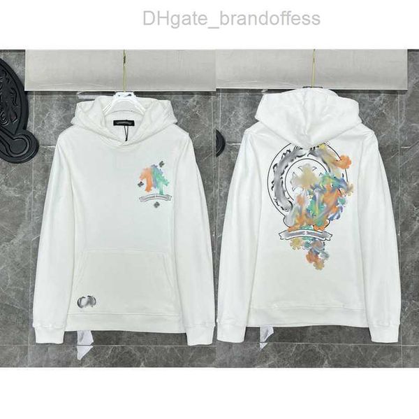 

luxury fashion jackets men's sweatshirts men women classic hoodies ch zipper hooded sweater designer cross pullover sanskrit hoodie cas, Black