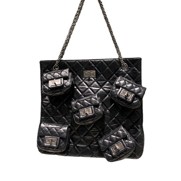 

shopping bag large capacity leather designer bag vintage luxury bag chain classic ringer cc bag tote mini bag 2023 casual