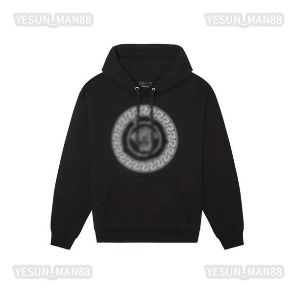 

designer luxury versages classic hoodie vercace ins autumn and winter casual sweater pullover mens womens casual loose hooded coat jacket, Black