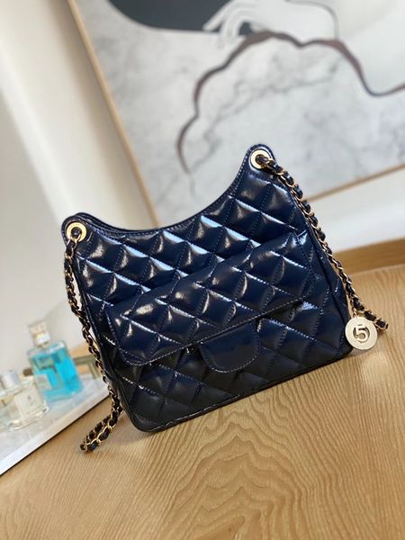 

2023 shoulder bags the est gold coin tag of the season hobo hippie oil wax calfskin antique hardware