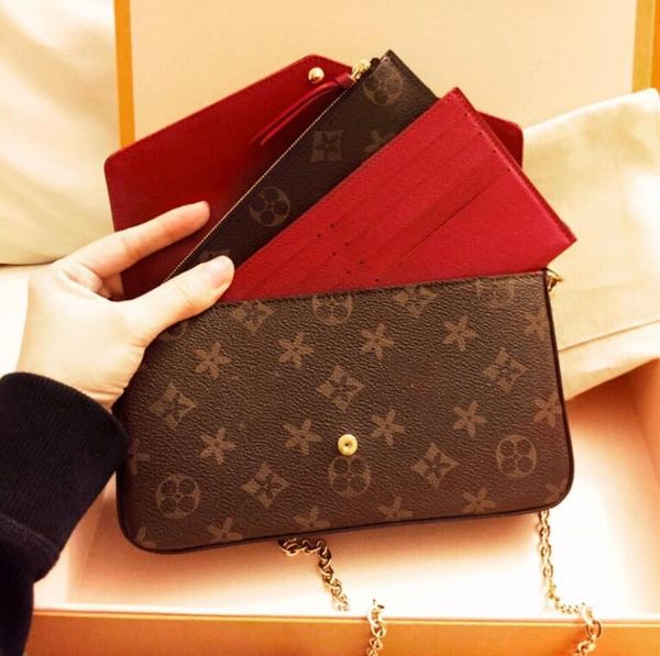 

women's bag wallet favorite multi accessories women crossbody purse messenger bags handbags designers shoulder lady leather 3 pcs/set w