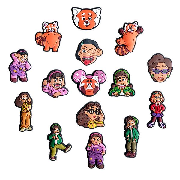 

anime charms wholesale childhood memories turning red figures funny gift cartoon charms shoe accessories pvc decoration buckle soft rubber c, Blue