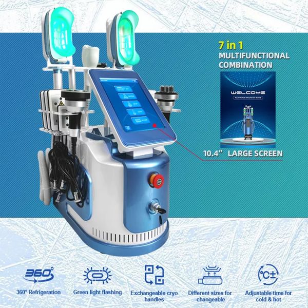 

2023 fat e cryolipolysis machine for weight loss vacuum slimming cryotherapy device with 5 cryo handles ce certificate
