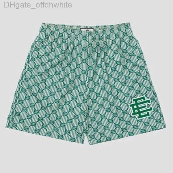 

ee luxury fashion men's shorts eric emanuel basic new york city skyline men women jog casual pant loose fitness muscular sports pants m, White;black