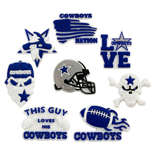 

anime charms wholesale childhood memories cowboys series funny gift cartoon charms shoe accessories pvc decoration buckle soft rubber clog c, Blue