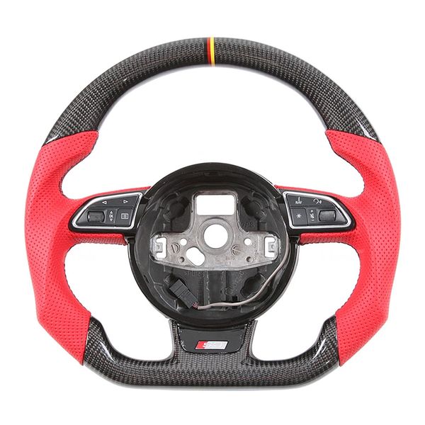 

customized real carbon fiber racing wheel for audi rs3 rs4 steering wheel