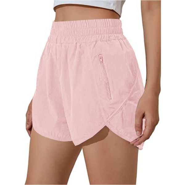 

summer yoga outfits breathable quick drying sports y shorts women's solid color pocket running fitness pants princess sportswear gym
