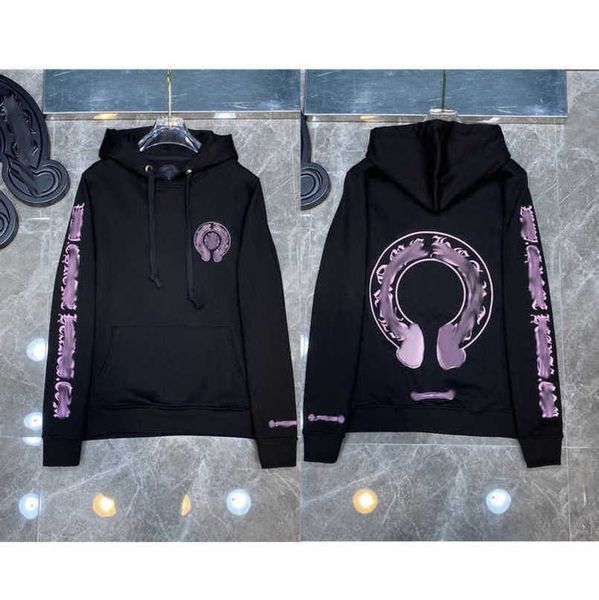 

fashion sweatshirts men's luxury jackets hoodies men women designer boy sanskrit print sweater zipper hooded cross pullover hoodie casu, Black