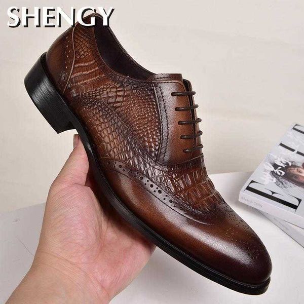 

dress shoes vintage men formal shoes casual leather business wedding, Black