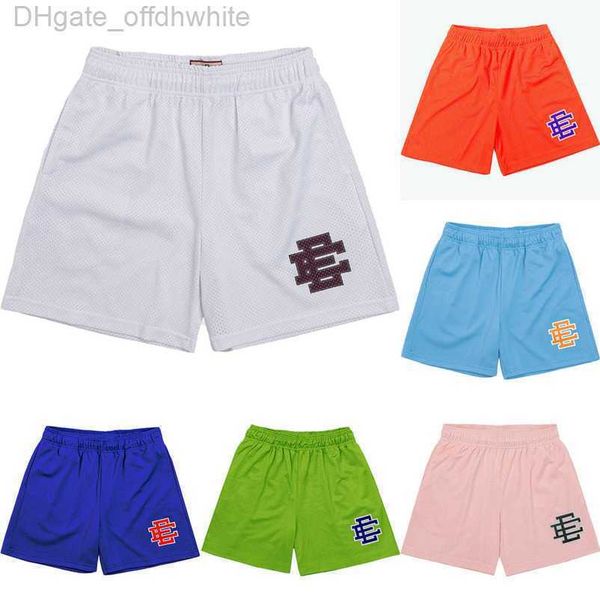 

men's ee luxury fashion shorts eric emanuel basic new york city skyline men women jog pants casual loose fitness short muscle sports pa, White;black
