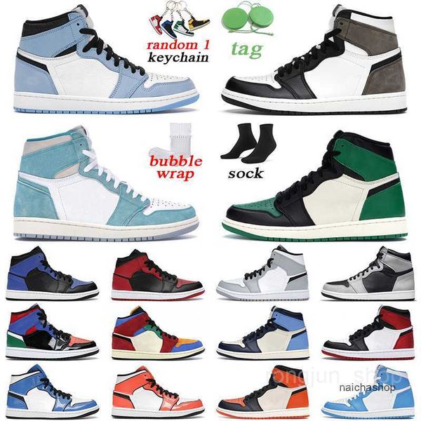 

university blue 1s men women basketball shoes hyper royal turbo green mens trainer sports sneakers