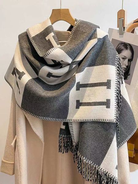 

fashion designer scarf for men and women 180-65cm cashmere brand letter jacquard scarves wholesale price of big brand style, Blue;gray