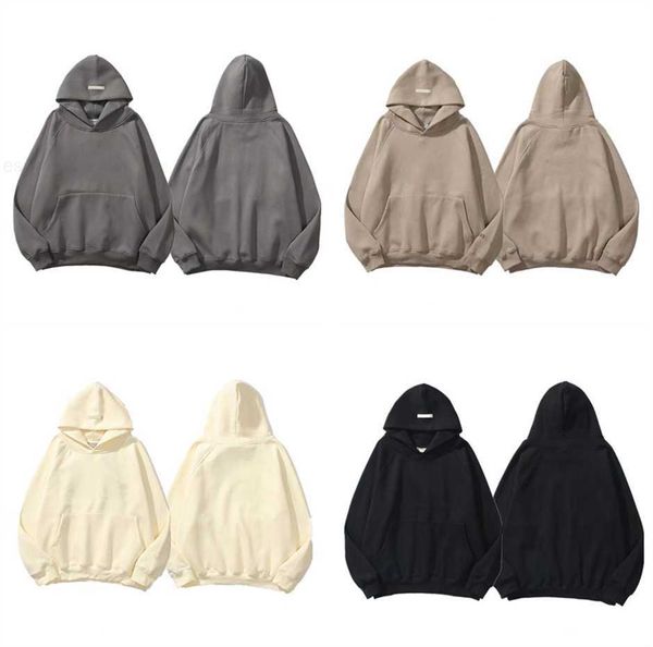 

men's hoodies sweatshirts designer ess tracksuits womens warm pullover hooded essentiall fashion brand designers loose sweatshirt lover, Black