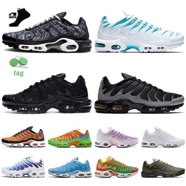 

wholesale running shoes plus tns se triple black mean green black grey blue fury hiking carabiner grey jogging sneakers sport outdoor mens w