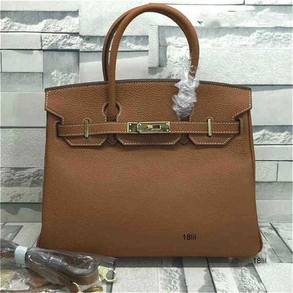 

designer birkin herme bags handbag luxury fahion bag pochette tote litchi pattern letter lock interior pocket lady