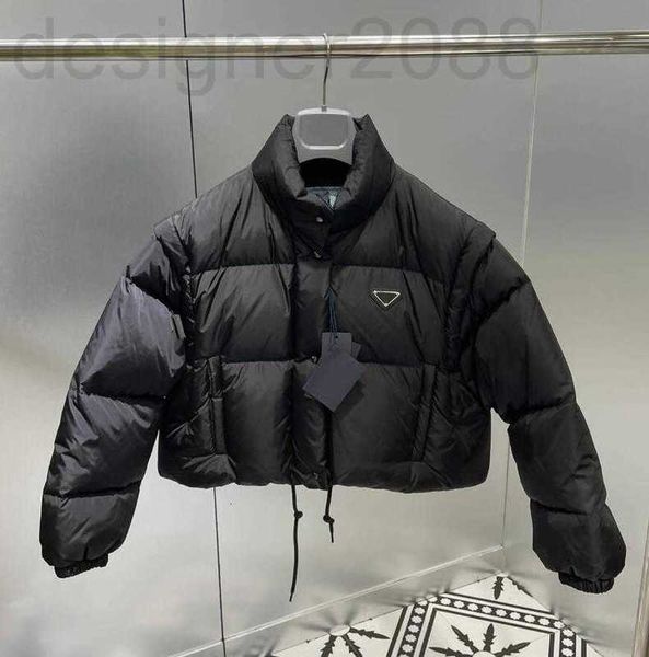 

women's jackets designer winter women jacket coats with letters belts windbreaker for womens sleeves removable outerwear warm parkas 04, Black;brown