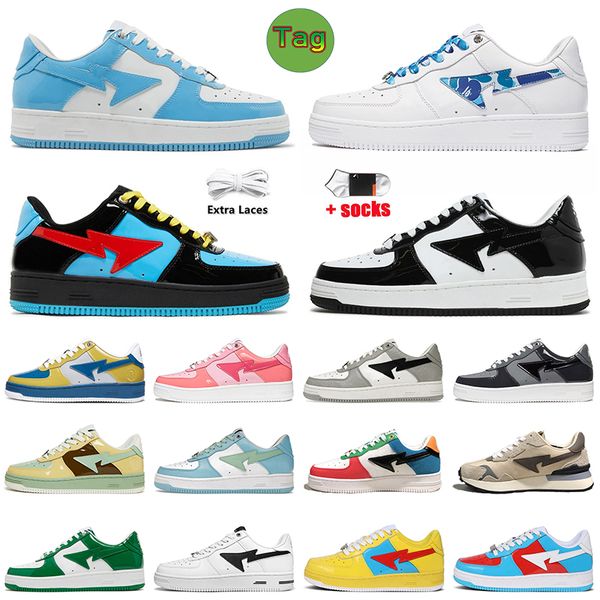 

casual shoes men women bapestas sk8 low black white beige suede camo blue tokyo grey orange pink pastel pink mens trainers womens outdoor de