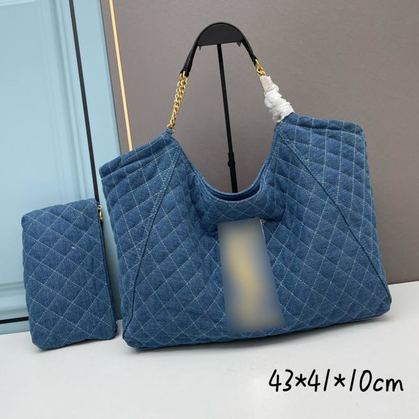

designer bags luxury over the shoulder bag handbag tote denim blue
