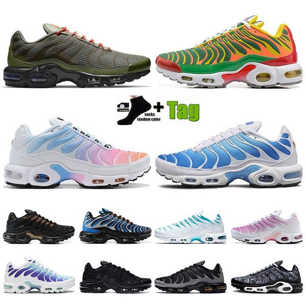

original running shoes plus tns se unity sky blue rainbow mean green pink teal volt hiking carabiner jogging sneakers sport outdoor mens wom