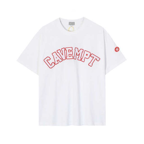 

men's t-shirts patch embroidery cavempt t shirt men women vintage cav empt c.e t-shirt oversized tee sw, White;black