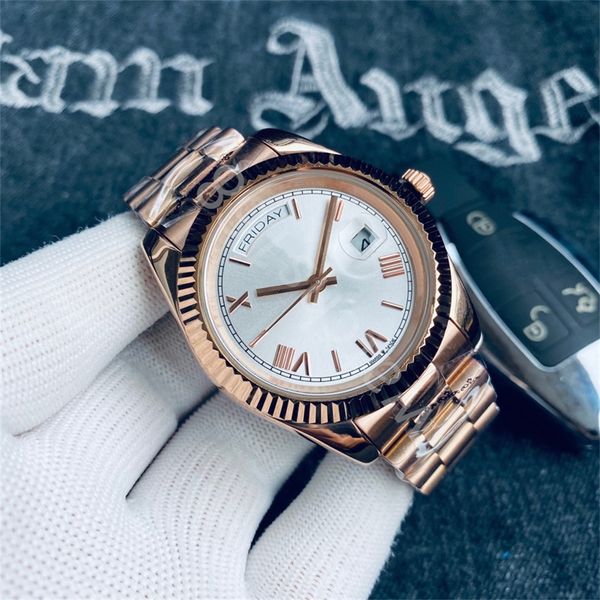 

watches lady watch mens automatic machinery watches 41mm stainless steel super luminous wristwatches women waterproof montre de luxe, Slivery;brown