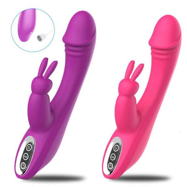 

massager rabbit g spot dildo vibrator toys for women couple double penetration anal clitoris stimulator sexual product toy