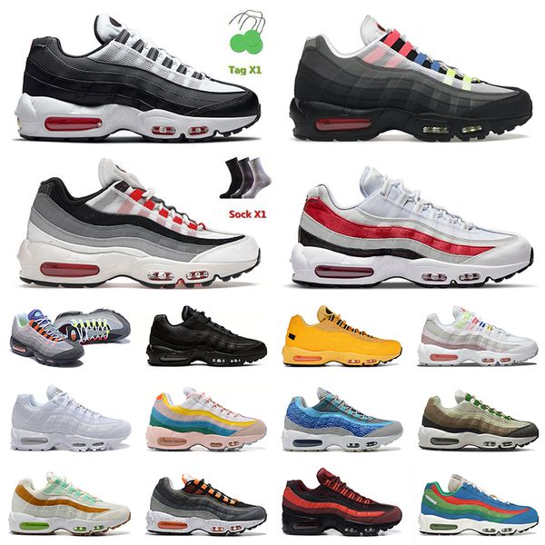 

new fashion 95 running shoes for mens women iron grey smoke greedy white red triple black multi rise unity light p blue jones orange trainer