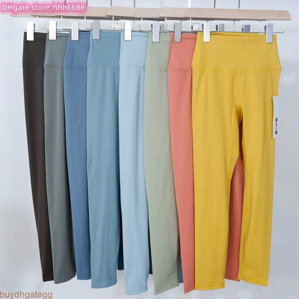 

qeuh women's leggings fitness fashion brang lu's 3.0 2023 new align yoga high waist seamless gym elastic sport workout leggins, Black