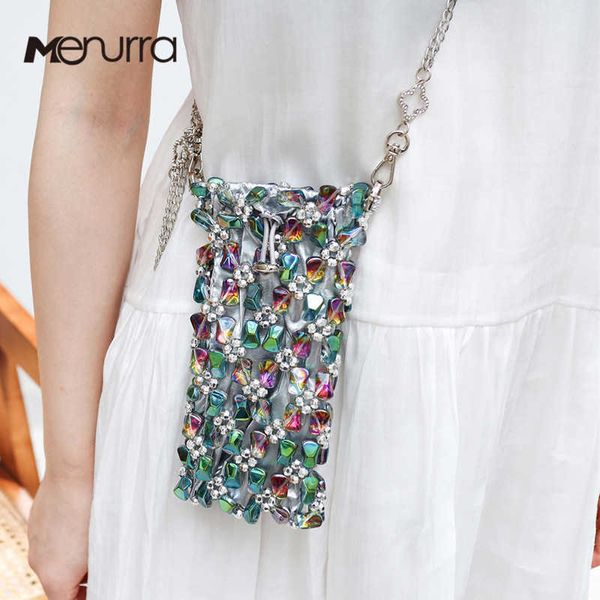

evening bag handbag women bags designer mini clutch colorful stone crossbody sh