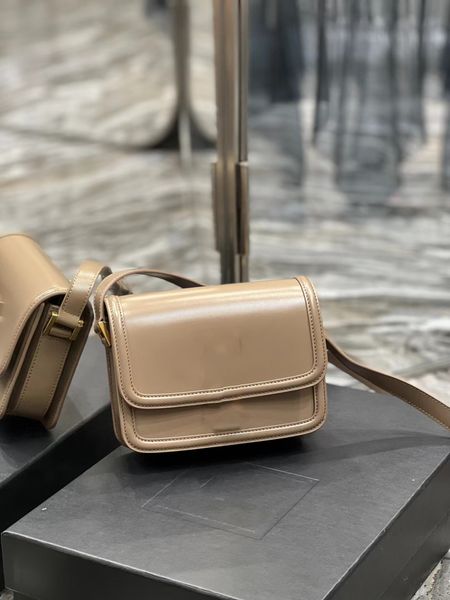 

leather purse fashion one shoulder bag crossbody bag clamshell design luxury handbag retro brand female designer bag casual shopping