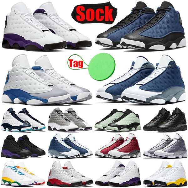 

jumpman 13 13s basketball shoes for mens womens brave french blue red flint hyper royal playground court purple gold glitter mens trainers s