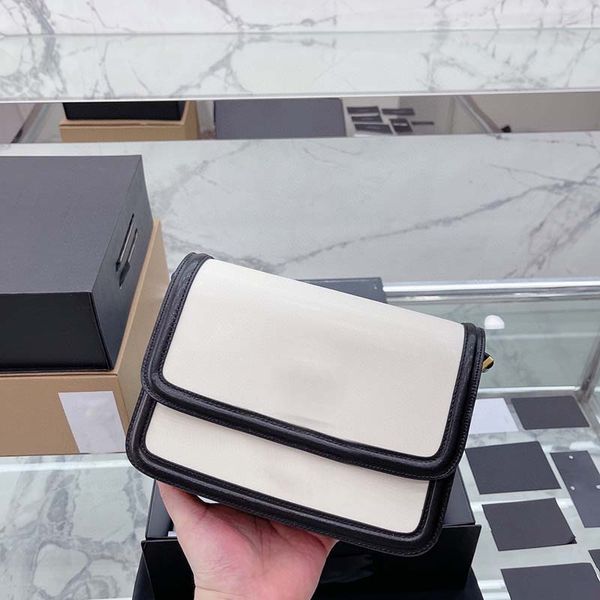 

fashion shoulder bags versatile purses genuine simple metal letter solid serial number leather bags sling for women purse plain handbags lad