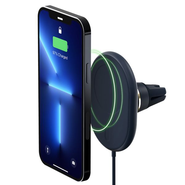 

iottie velox magnetic wireless charging car mount air vent phone holder